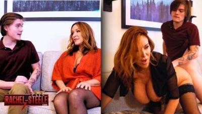 Rachel Steele - Tyler Cruise - Busty Redhead MILF Rachel Steele Seduces Stepson in Hot Taboo Fuck - veryfreeporn.com - Usa