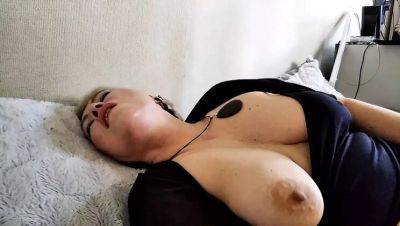 Big Tits Blonde MILF Moans Loud as Nipples Get Pulled Hard - Russian Couple Fuck - porntry.com - Russia