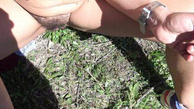 Stepmom Susan Pissing Outdoor - Hairy MILF Pees on Beach Voyeur Runs Away - veryfreeporn.com - Germany