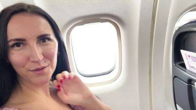 Hot MILF Eva Keks Fucks Stranger on Plane - POV Blowjob & Doggy Style - veryfreeporn.com - Germany