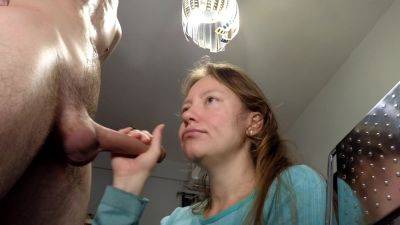 Blowjob With Cum On Face With Cum In Face - hclips.com - Russia