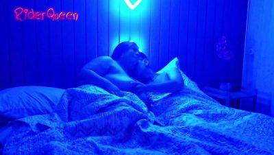 Stepson fucks curvy MILF in motel bed - RiderQueen big tits homemade - porntry.com - Usa