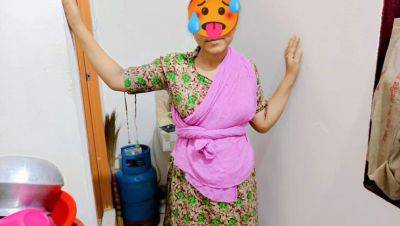 Hot Indian Maid Fucked Hard While Cooking - Desi Housemaid Sex - porntry.com - India
