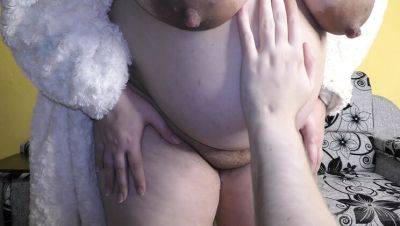 Milky Mari Fucks Big Creampie Into Pussy For Cuckold Husband - Amateur BBW Wife - porntry.com