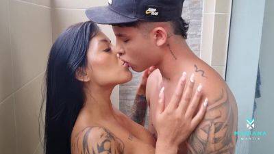 Mariana Martinez - Danner Mendez And Mariana Martix - My Stepbrother Spies On Me And Leaves My Ass Covered In Cum - upornia.com - Colombia
