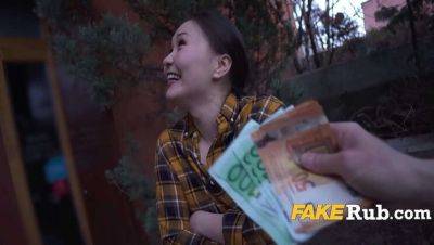 Erik Everhard - Amateur Asian Baker Fucks Hard in Public - POV Creampie with Luna Truelove - porntry.com