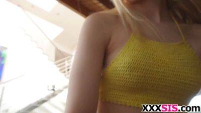 Lily Rader - Blondie stepsis Lily Rader takes a banging - sexu.com