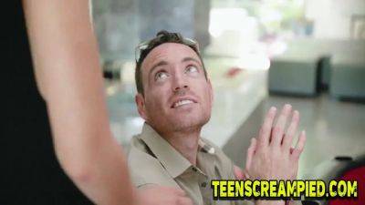 Teen hottie gets cum inside after getting gang pounded in hd - sexu.com