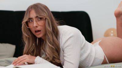 Nerdy Nympho Gets Her Dick Fix With Vince Karter, Lily Phillips - Brazzers - hotmovs.com - Britain