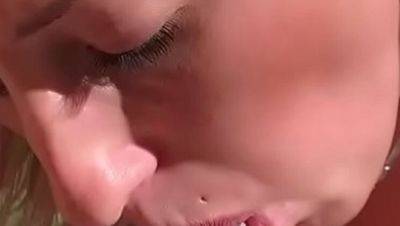 Hot German Teen Leonie Pur Swallows Cum in Backyard Quickie with Friends - porntry.com - Germany