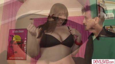 Big tits fat brunette sucking and riding old mans big cock - hotmovs.com