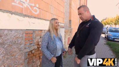 Krystal Swift - Vip4k. huge titted blondie gladly participates in adorable affair with hubby beside - sexu.com - Czech Republic