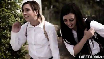 Whitney Wright - Eliza Jane - Teen Best Friends Skip School & Get Fucked By Dirty Homeless Man - Whitney Wright & Eliza Jane Threesome - veryfreeporn.com