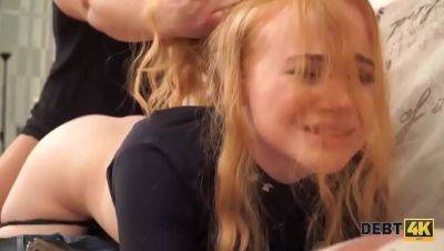 Hot Redhead Rose Wild Pays Debt with Doggystyle Sex - POV Amateur Teen - xxxfiles.com - Russia