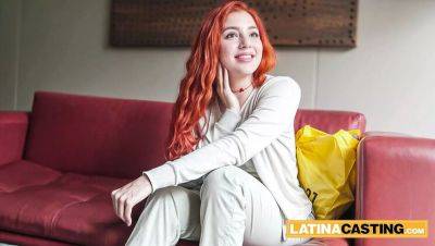 Busty Redhead Latina Takes Rough BWC in Hardcore Agent Scene - veryfreeporn.com