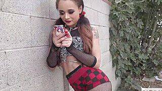 Holly Hendrix - Goth Babe Holly Hendrix's Wild & Raw Backdoor Wrecking! - ah-me.com