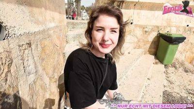 Hot German teen Lina Fitness picks up tourist for wild beach sex - Amateur POV fuck - xxxfiles.com - Germany