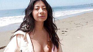 Brother's wife takes me to nude beach and CHEATS on her husband - Cami Strella x Lev Lieben - ah-me.com