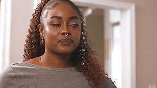 Jewelz Blu - Destiny Mira - Busty ebony makes white roommate squirt - ah-me.com