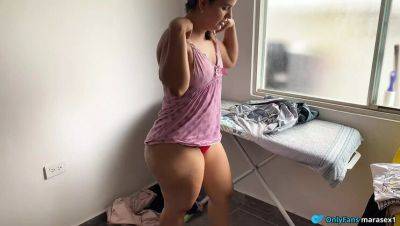 Shy Colombian Girl Gets Creampie From Boss - Room Service Fuck - xxxfiles.com - Colombia