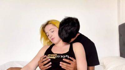 Blonde Latina Stepbrother Fucks Tight Pink Pussy Rough - Homemade POV - veryfreeporn.com - Colombia