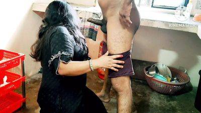 Hot Indian Bhabhi Rough Fuck in Kitchen - Hindi Dirty Talk & Cumshot - porntry.com - India