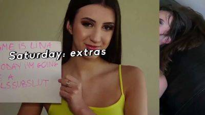 Pascal White - Lina Luxa - Pascalssubsluts - stunner slave Lina Luxa slapped ass fucking domination - sexu.com - Britain