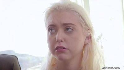 Chloe Couture - Tommy Pistol - Helena Locke - Teen Chloe Couture sucks stepdad's cock for cash - rough threesome with bondage & gagging - veryfreeporn.com