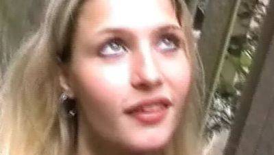 Hot German blonde babe gets fucked hard outdoor - big cock cumshot - veryfreeporn.com - Germany