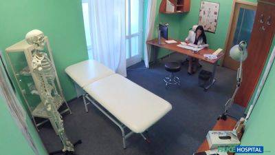 Sexy nurse nails the therapist and then fucks a female patient - faux medical center - sexu.com