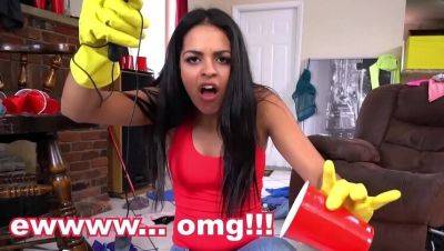 Hot Latina - Vienna Black - Hot Latina Maid Vienna Black Sucks and Fucks in POV Sex - BangBros - xxxfiles.com