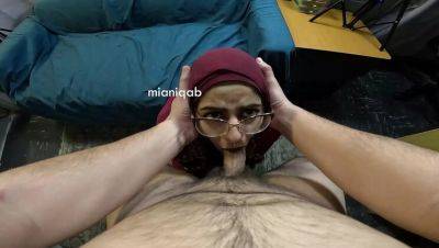 Mia Niqab Sucks Big Cock - Deep Throat & Cum in Mouth Compilation - veryfreeporn.com