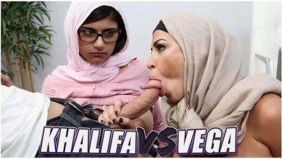 Mia Khalifa - Julianna Vega - Alyx Star - Mia Khalifa vs Julianna Vega - Big Ass Latina & Arab Hijab Babe Facial BangBros Battle - xxxfiles.com