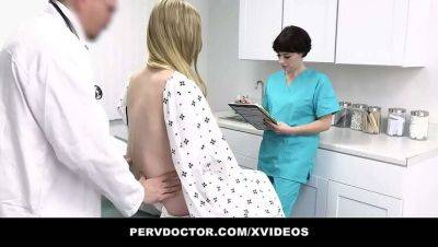 Harlow West - Nurse Fucks Teen Harlow West in Office - Blowjob, Creampie & Threesome - veryfreeporn.com