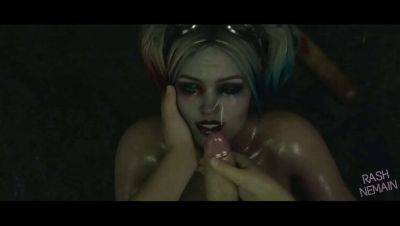 Harley Quinn - Harley Quinn Gets Creampie & Facial in Public - Big Dick Animation - xxxfiles.com