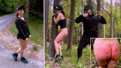 Brutal Outdoor BDSM Punishment for Dirty Whore - Frivolous Pixie Screams in Pain - porntry.com - Czech Republic