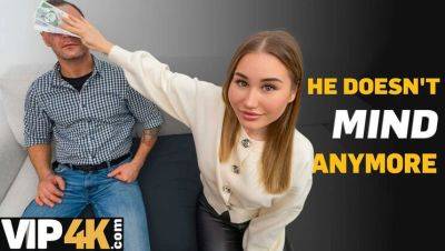 Charlie Dean - Amalia Davis - Hot GF Amalia Davis Blindfolds BF & Sucks Stranger's Big Cock - Cuckold POV Sex - porntry.com