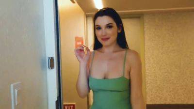 She's new - foxy teen with crimson lacy underwear gives us the greatest view to her snatch while fingering - sexu.com