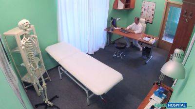 Yasmin Scott - Yasmin Scott's naughty check-up ends in a dribbling internal cumshot- faux health center - sexu.com