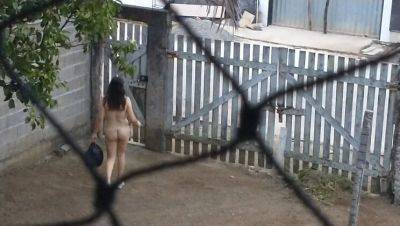 Hot Brazilian Wife Gets Naked Outside - Amateur Flashing & Dirty Talk - xxxfiles.com - Brazil