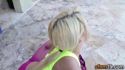 Dressed teen facial cumshot point of view - sexu.com