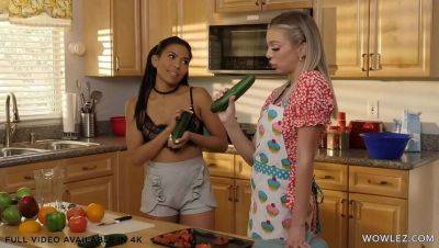 Tiffany Watson - Jada Kai - Tiffany Watson and Jada Kai's Hot Lesbian Sex with Cucumber Fun - veryfreeporn.com