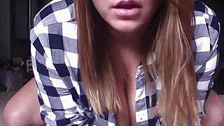 Hot Babe sucks and fucks a dildo for you - ah-me.com