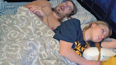 Stepdad Sneaky Anal Creampie Under Blankets - Teen Stepdaughter Moans Loud - veryfreeporn.com - Russia - Serbia
