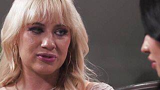 Jessica Ryan - Ryan - Milf fingers stepdaughter after spanking - ah-me.com