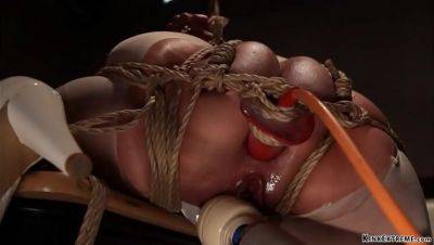 Marica Hase - Claire Adams - Asian Nurse Marica Hase Tied Up and Rough Anal Fuck in BDSM Suspension - porntry.com