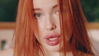 Amazing Redhead Girl Megan Murkovski Masturbating in Front of the Camera - ah-me.com