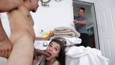 Step Daddy's Friend Fucks Spoiled Teen Kharlie Stone - Hardcore Blowjob & BangBros Action - veryfreeporn.com