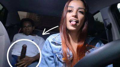 Hot Brazilian Redhead Gets Caught Jerking Off in Uber - Real Car Sex & Public Fuck! - veryfreeporn.com - Brazil