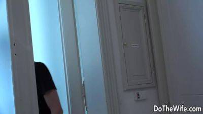BBC Reams Chrissy Curves Pussy While Her Cuckold Hubby Watches - sexu.com